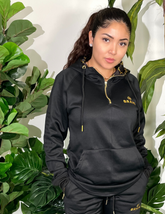 ICONIC LUX BLACK HOODIE